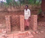 Toilet construction in Litiguda village,GP Litiguda,Koraput Block