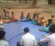 Village meeting at Mahanaju GP padangi Tikabali Block